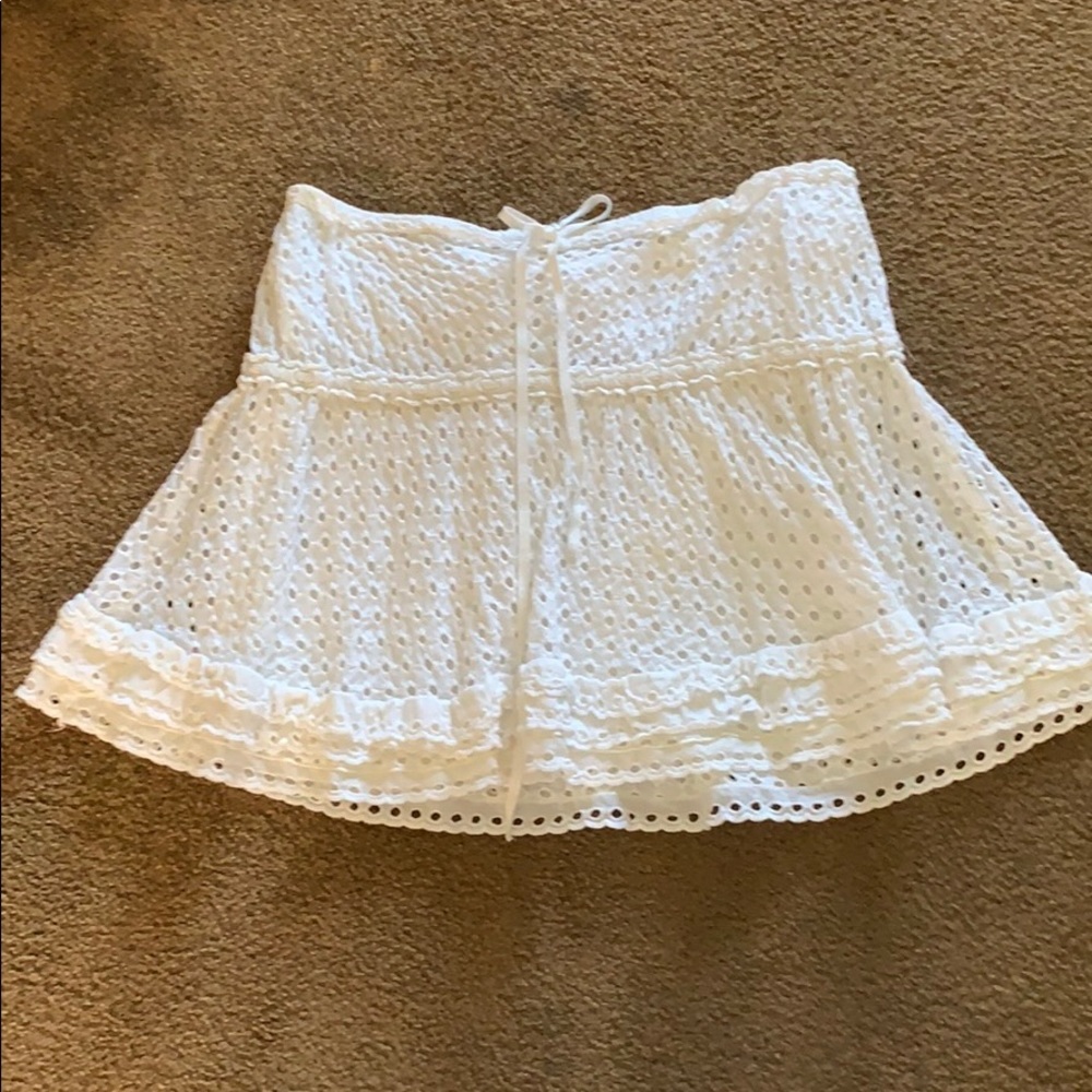 Max Studio XS White Skirt
